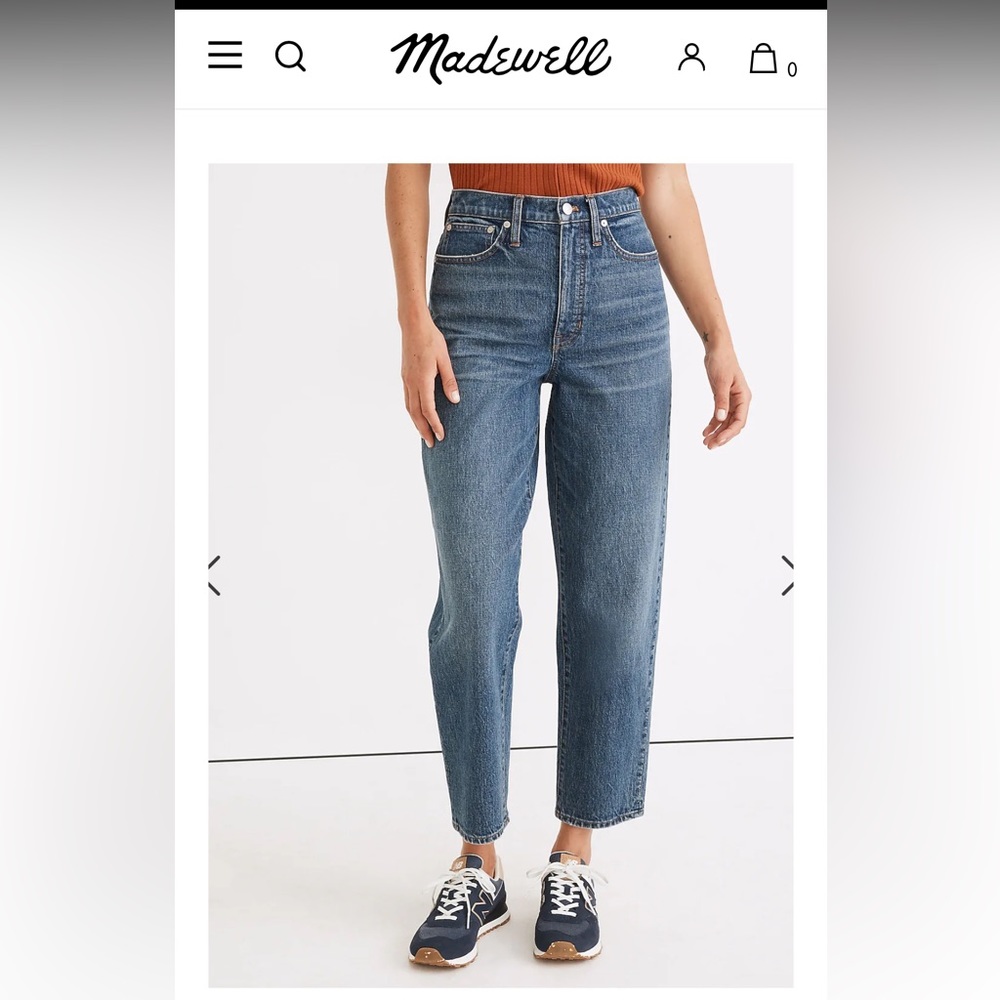 Madewell Balloon Fit Jeans Size 24